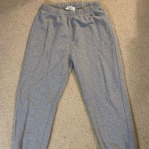 Reformation Heather Grey Sweatpants